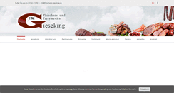 Desktop Screenshot of fleischerei-gieseking.de